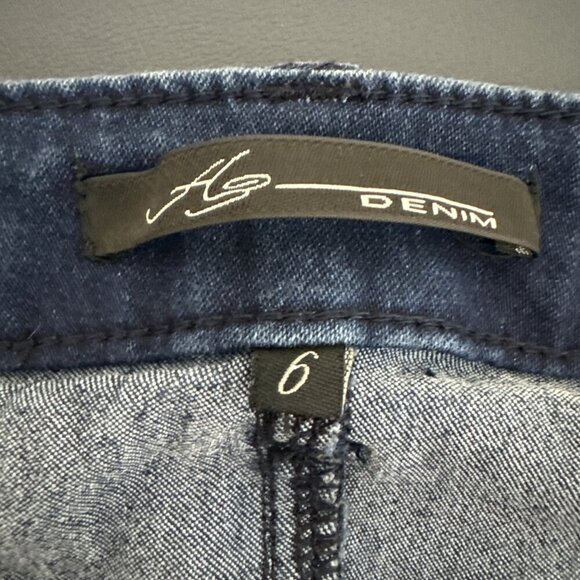 AG Denim Women's 6 Stretch Denim Shorts Blue EUC - Picture 7 of 12